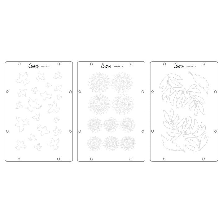 Studio Stempelset 5er-Pack / 3er-Pack Schablonen - "Ikigai" von Cat Kerr - Kidis Art