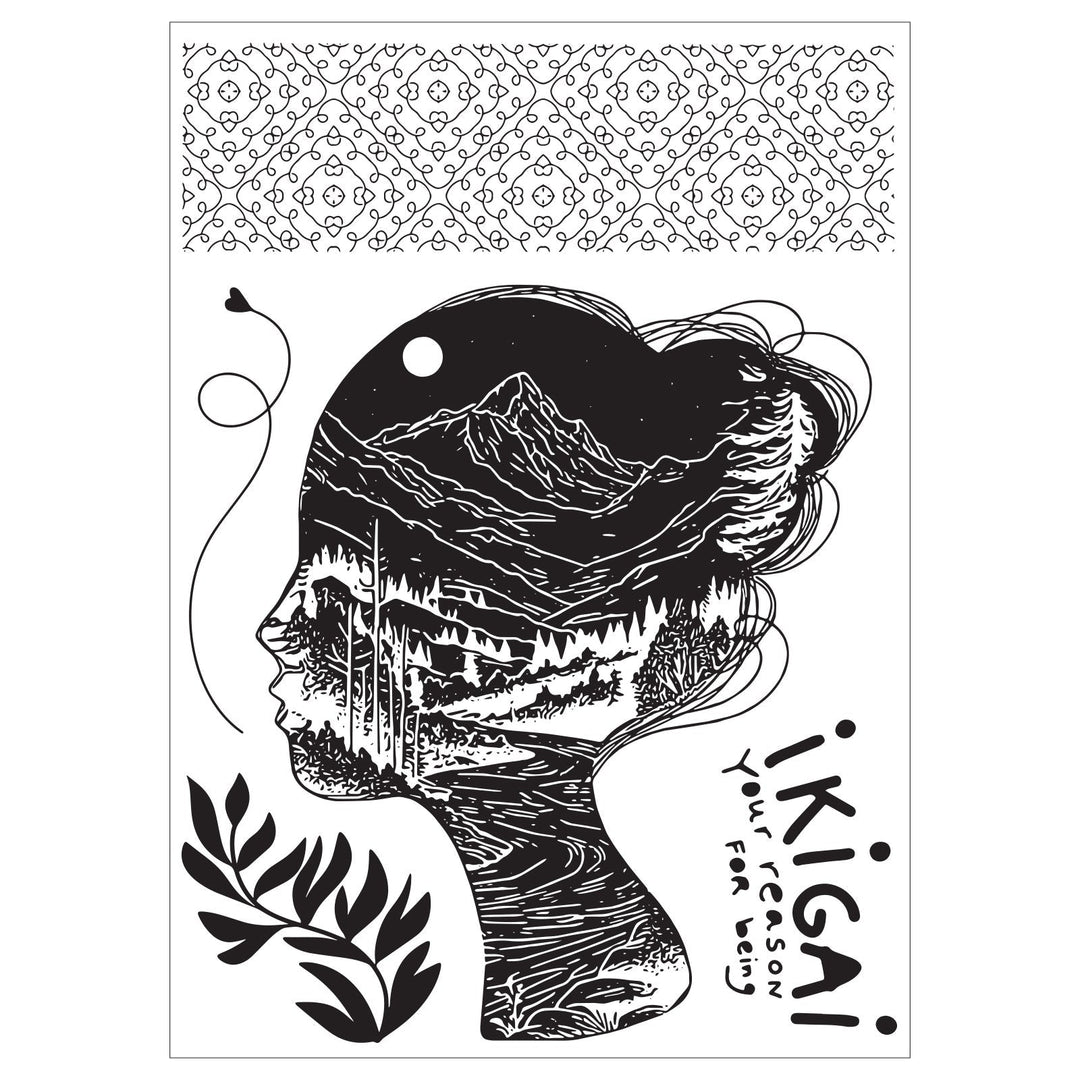 Studio Stempelset 5er-Pack / 3er-Pack Schablonen - "Ikigai" von Cat Kerr - Kidis Art