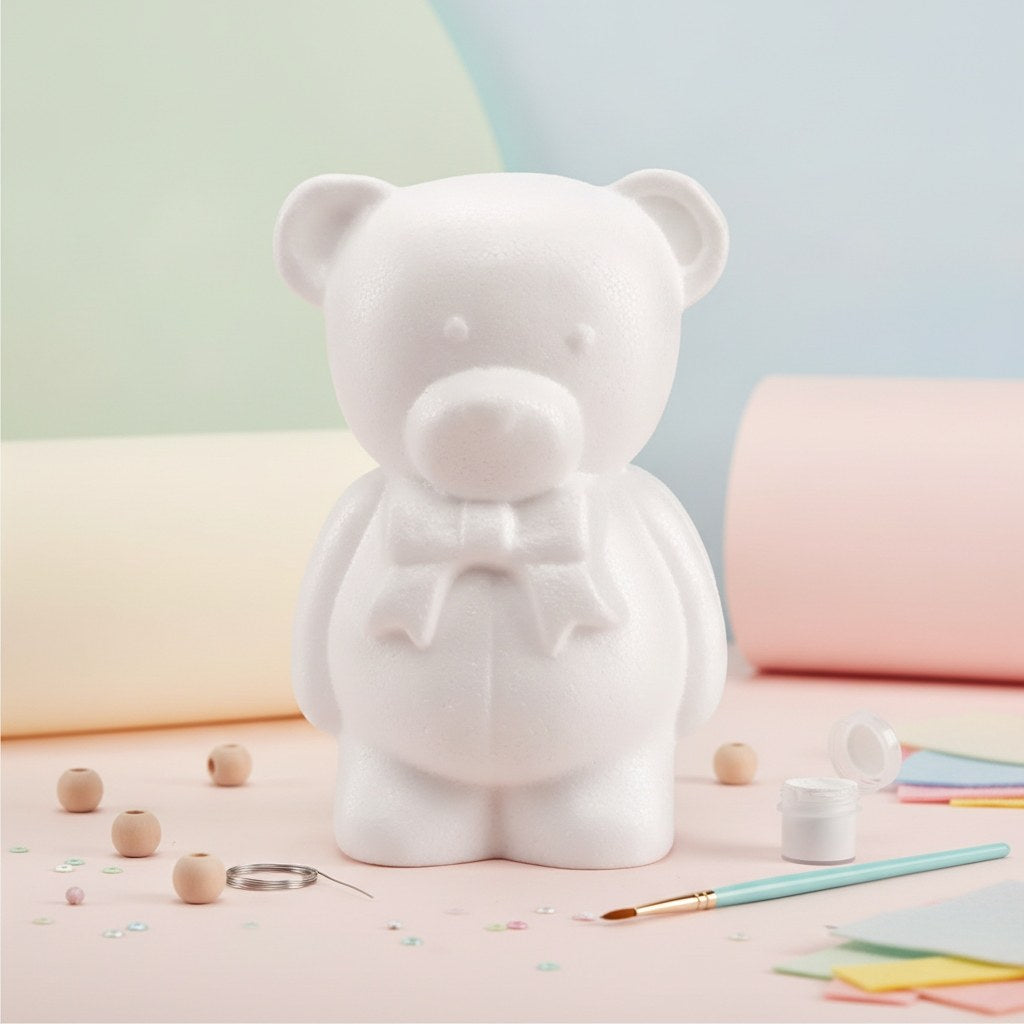 Styropor Bär 20cm - Kidis Art