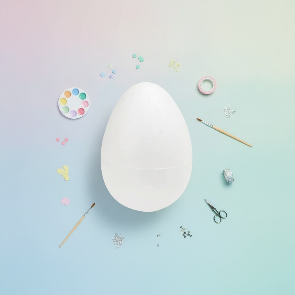 Styropor-Ei 10 cm - Kidis Art