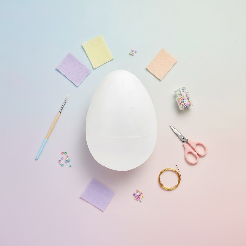 Styropor-Ei 8 cm - Kidis Art
