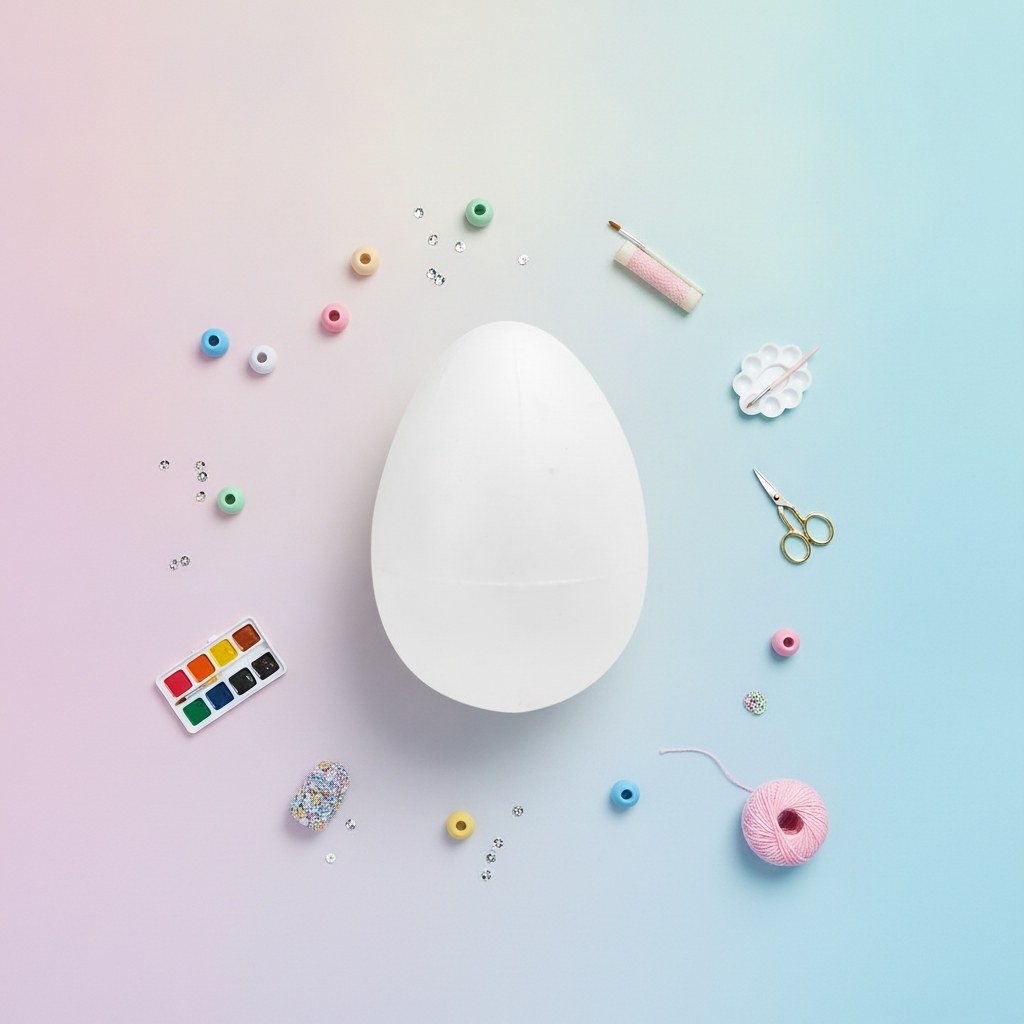 Styropor-Eier 6 cm 6St - Kidis Art
