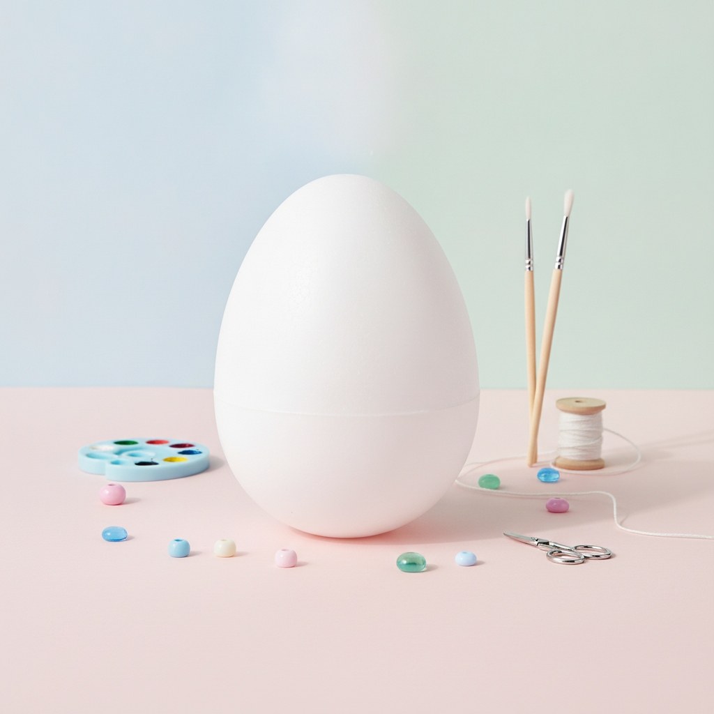 Styropor-Eier 8 cm 3St - Kidis Art