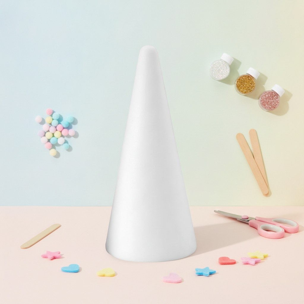 Styropor Kegel 20 cm - Kidis Art