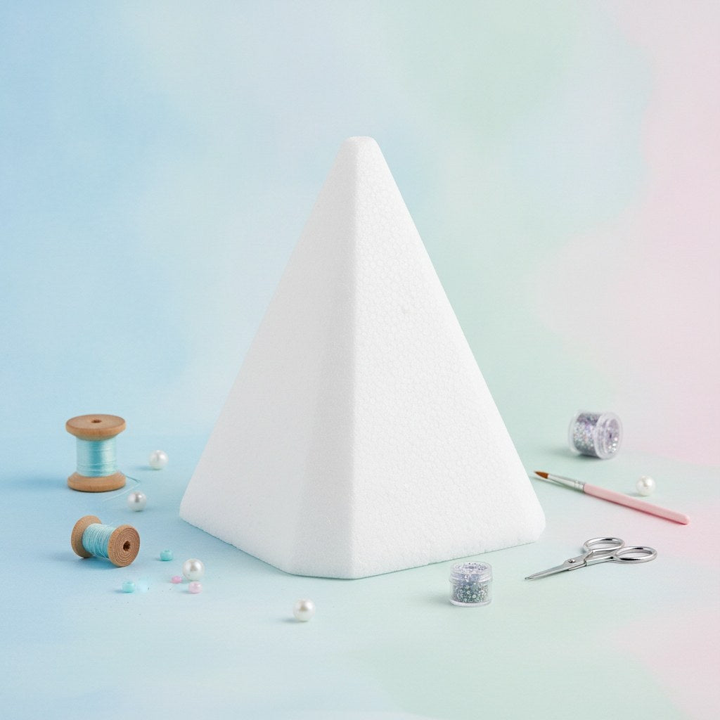 Styropor Pyramide 18 cm - Kidis Art