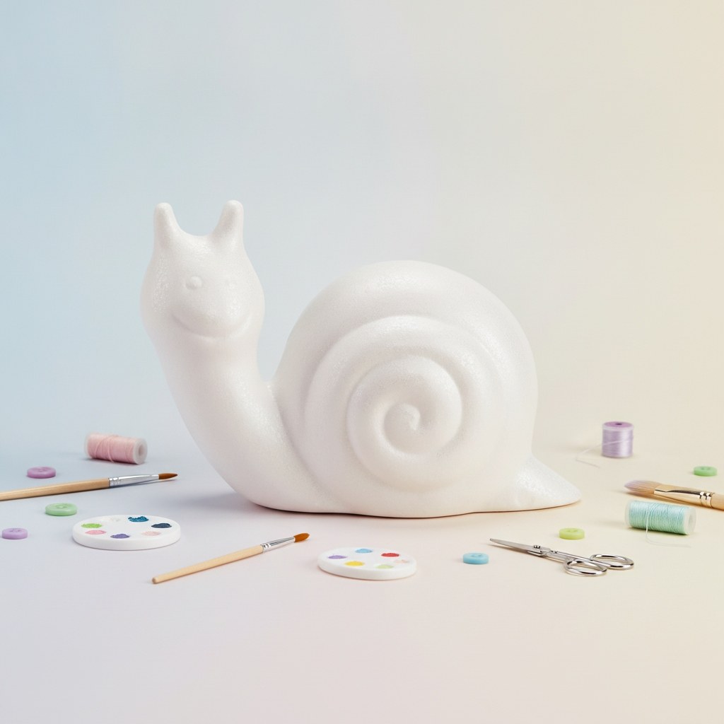 Styropor Schnecke 10,5cm - Kidis Art