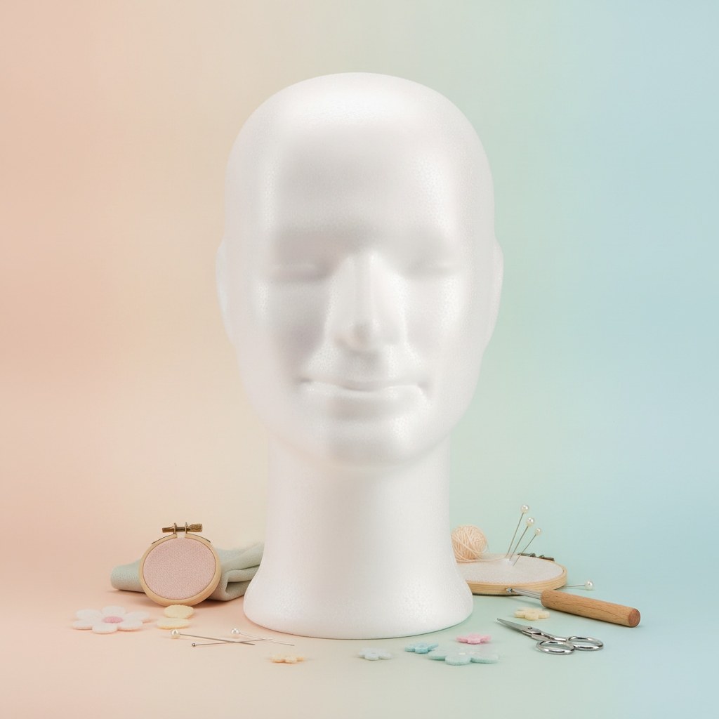 Styroporkopf Junge 28cm - Kidis Art