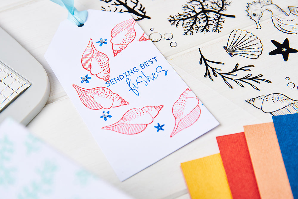 Timbres transparents, 11 pièces - Profitez de la journée