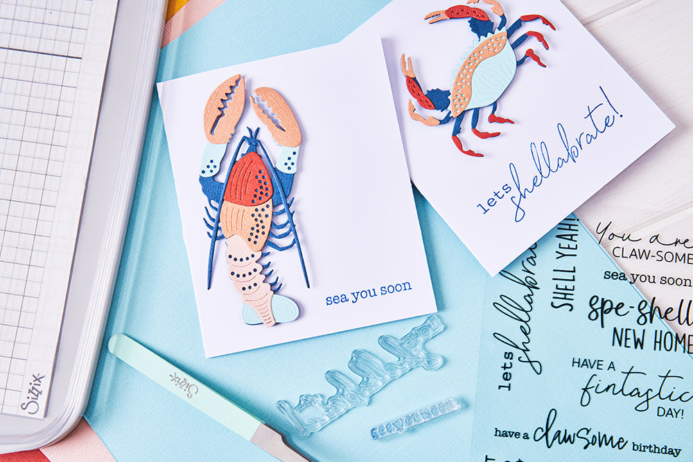 Ensemble de matrices Thinlits 10 pièces - Créatures marines