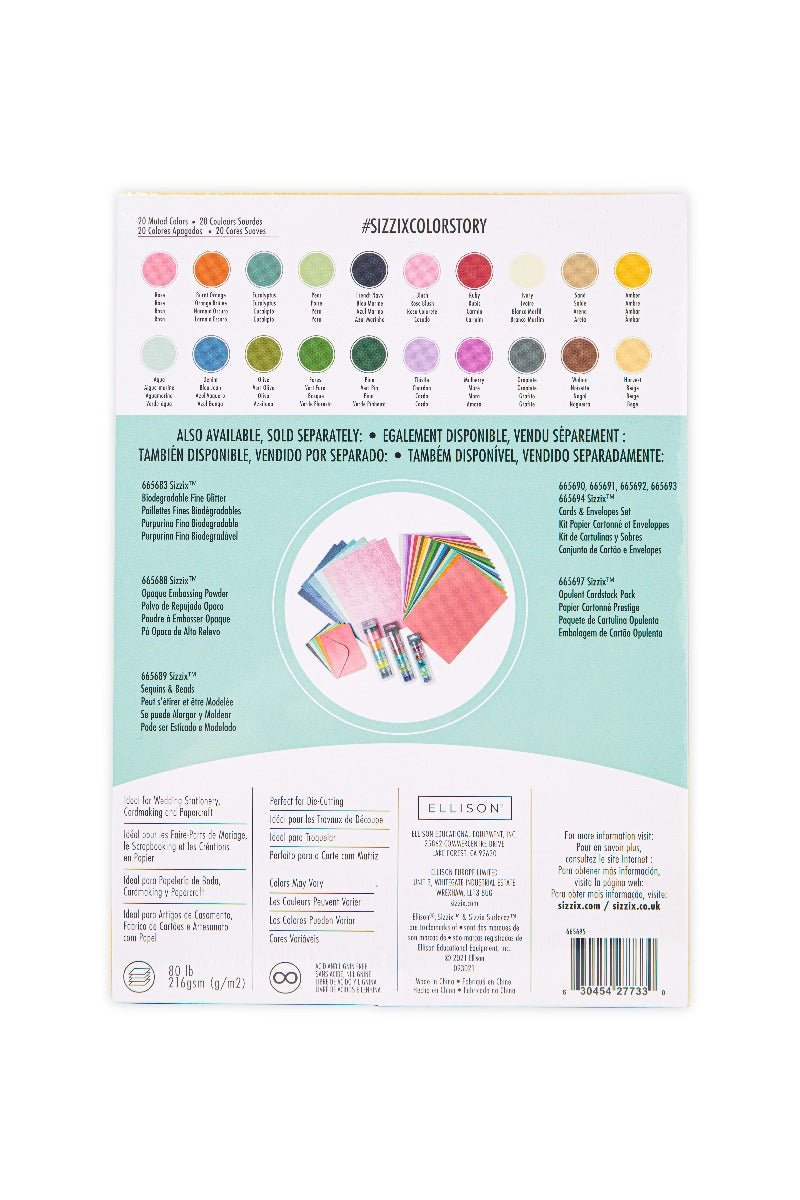 Surfacez Cardstock A4 20 gedeckte Farben 80 Blatt - Kidis Art