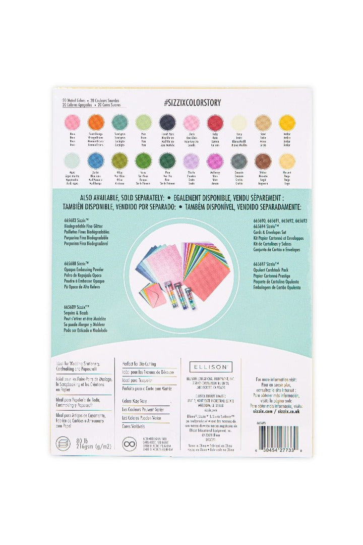Surfacez Cardstock A4 20 gedeckte Farben 80 Blatt - Kidis Art