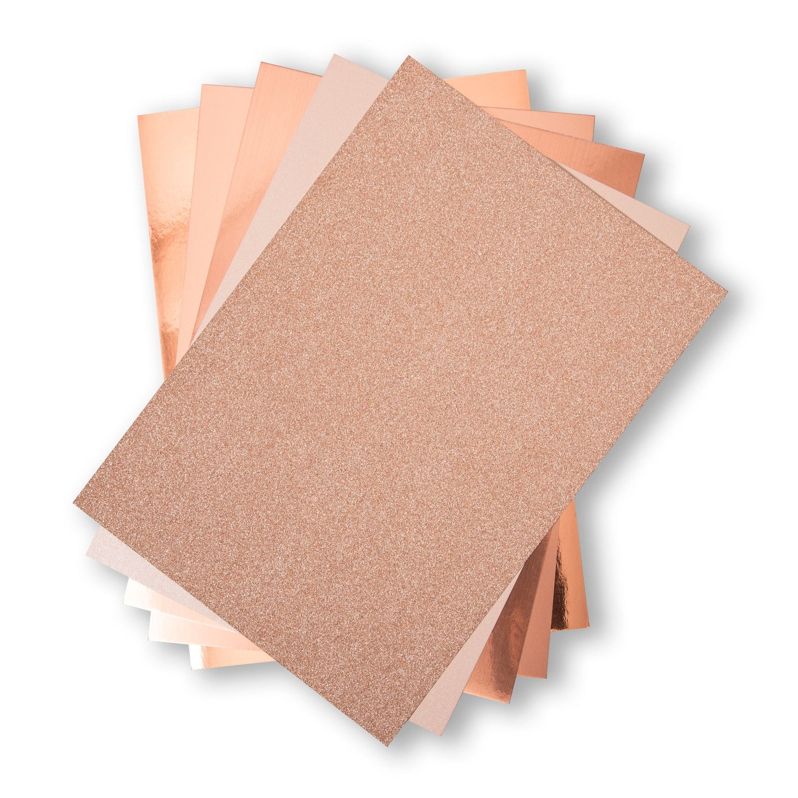 Surfacez - Das opulente Cardstock-Pack, Rose Gold, 50 Blatt - Kidis Art