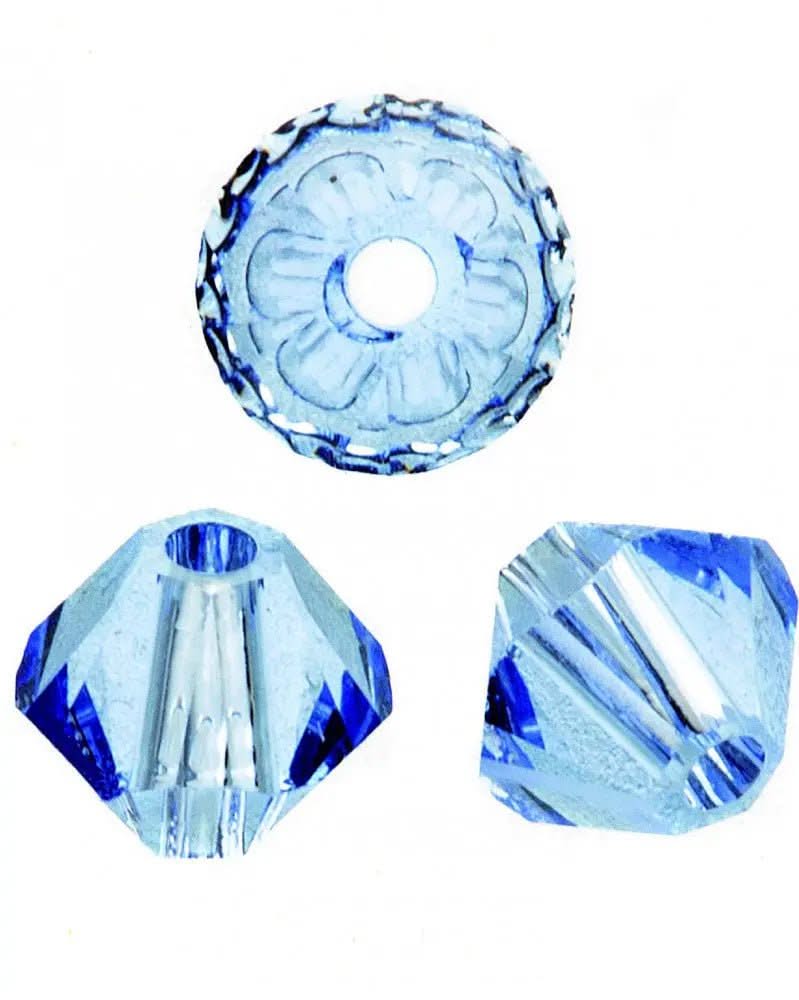 Swarovski-Perlen 4mm 25 Stück hellsafir - Kidis Art