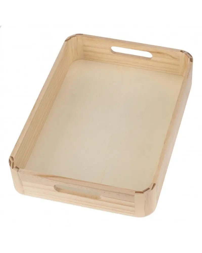 Tablett mit Griff34,5x24,5x6cm - Kidis Art