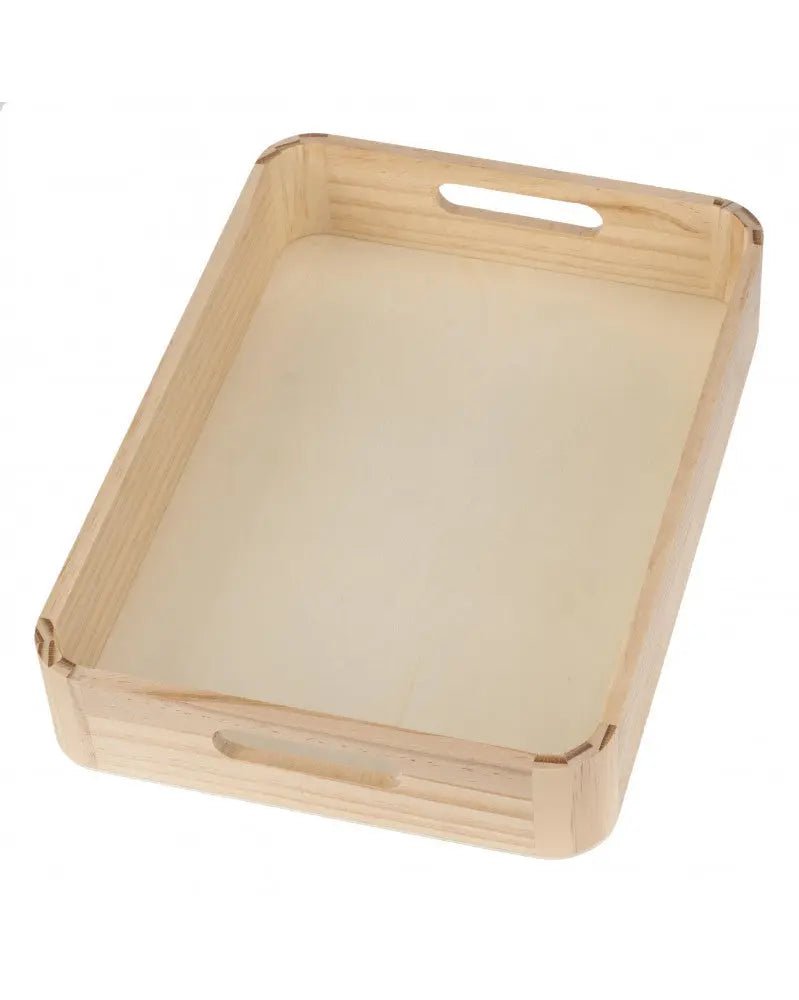 Tablett mit Griff34,5x24,5x6cm - Kidis Art
