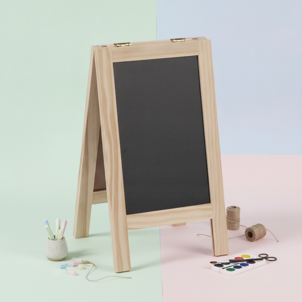 Tafel mit Holzrahmen 25x15cm - Kidis Art