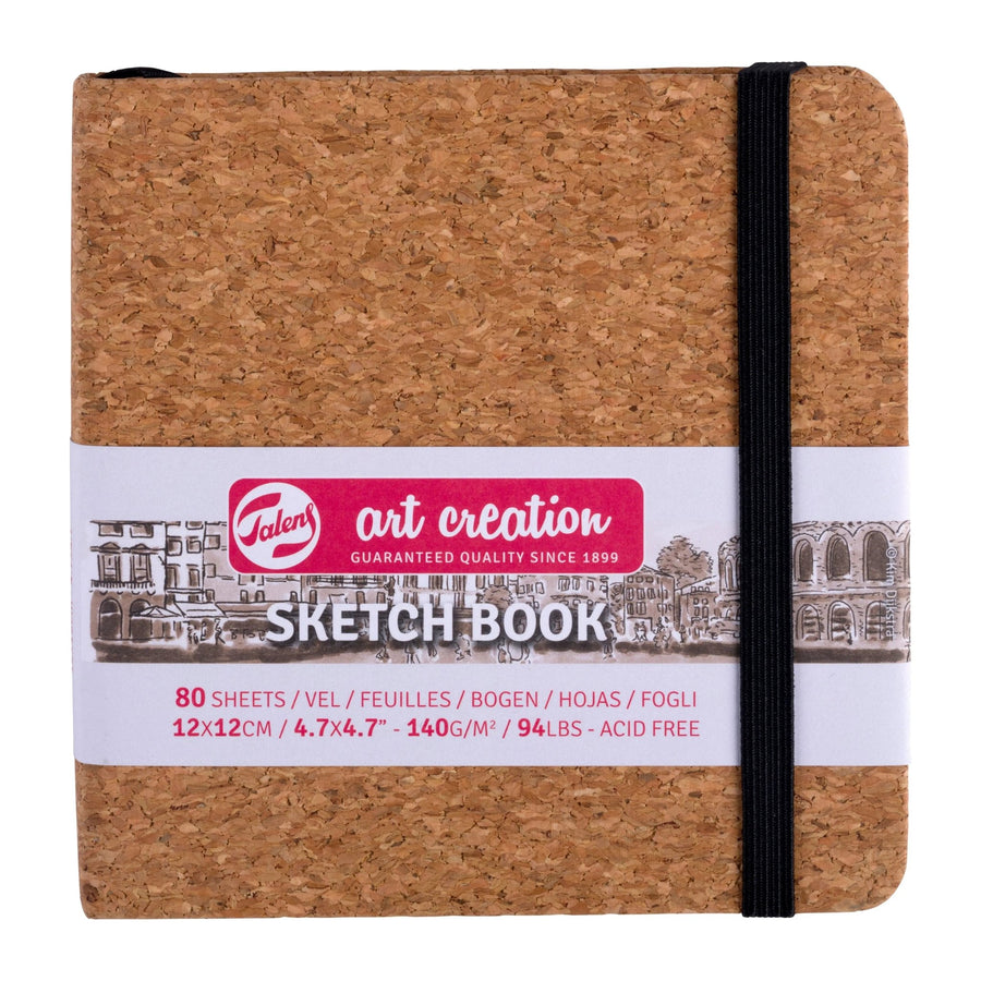 Talens Art Creation Skizzenbuch Kork | 12 x 12 cm, 140 g, 80 Bogen - Kidis Art