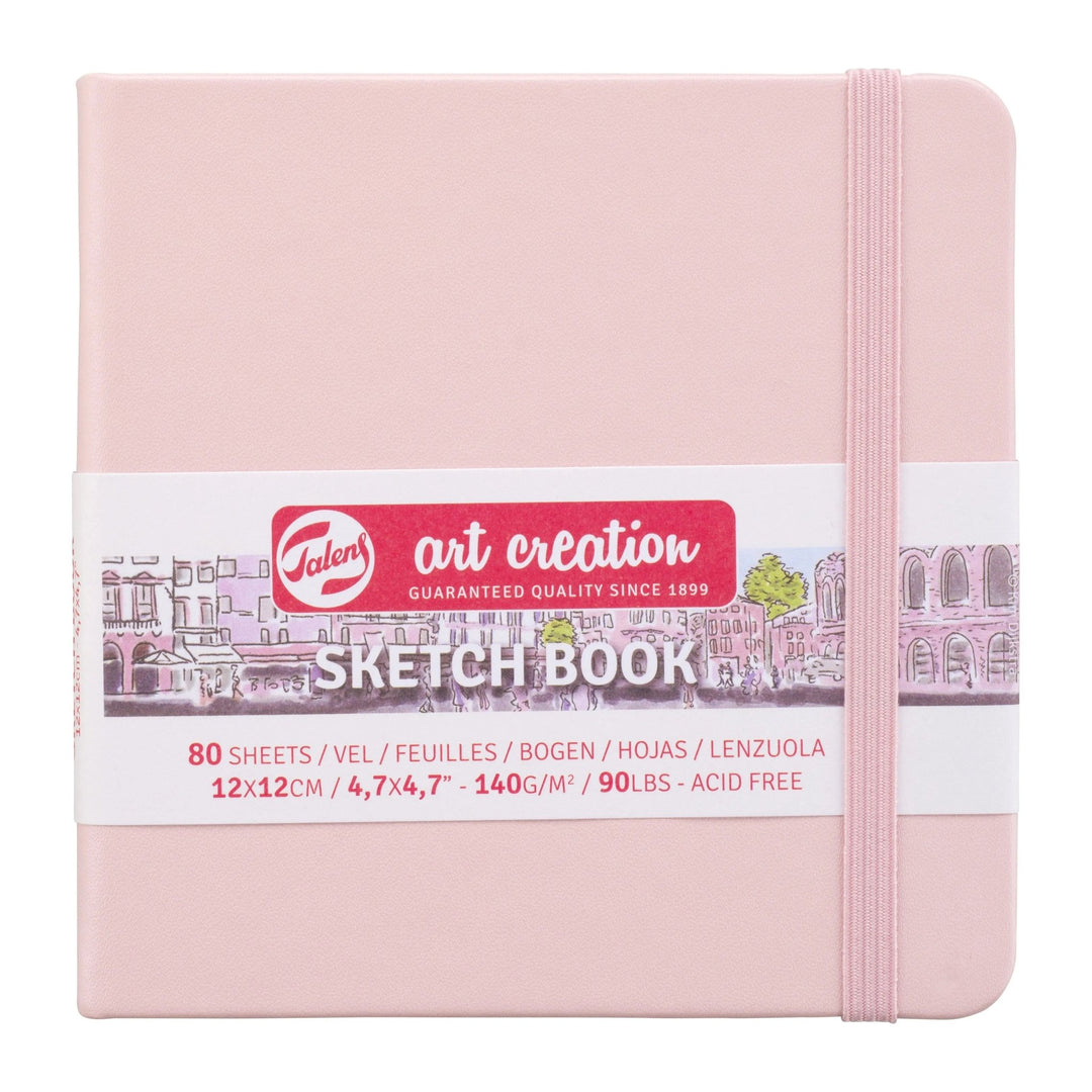 Talens Art Creation Skizzenbuch Pastellrosa 12 x 12 cm 140 g 80 Bogen - Kidis Art