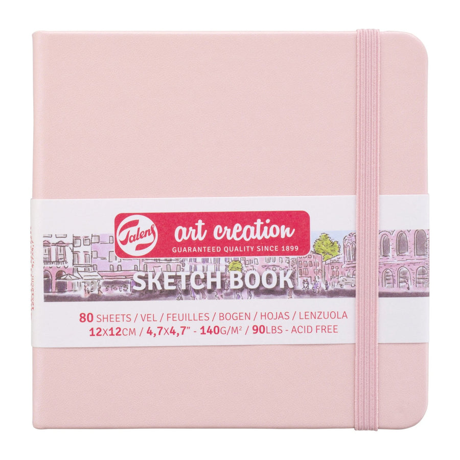 Talens Art Creation Skizzenbuch Pastellrosa 12 x 12 cm 140 g 80 Bogen - Kidis Art