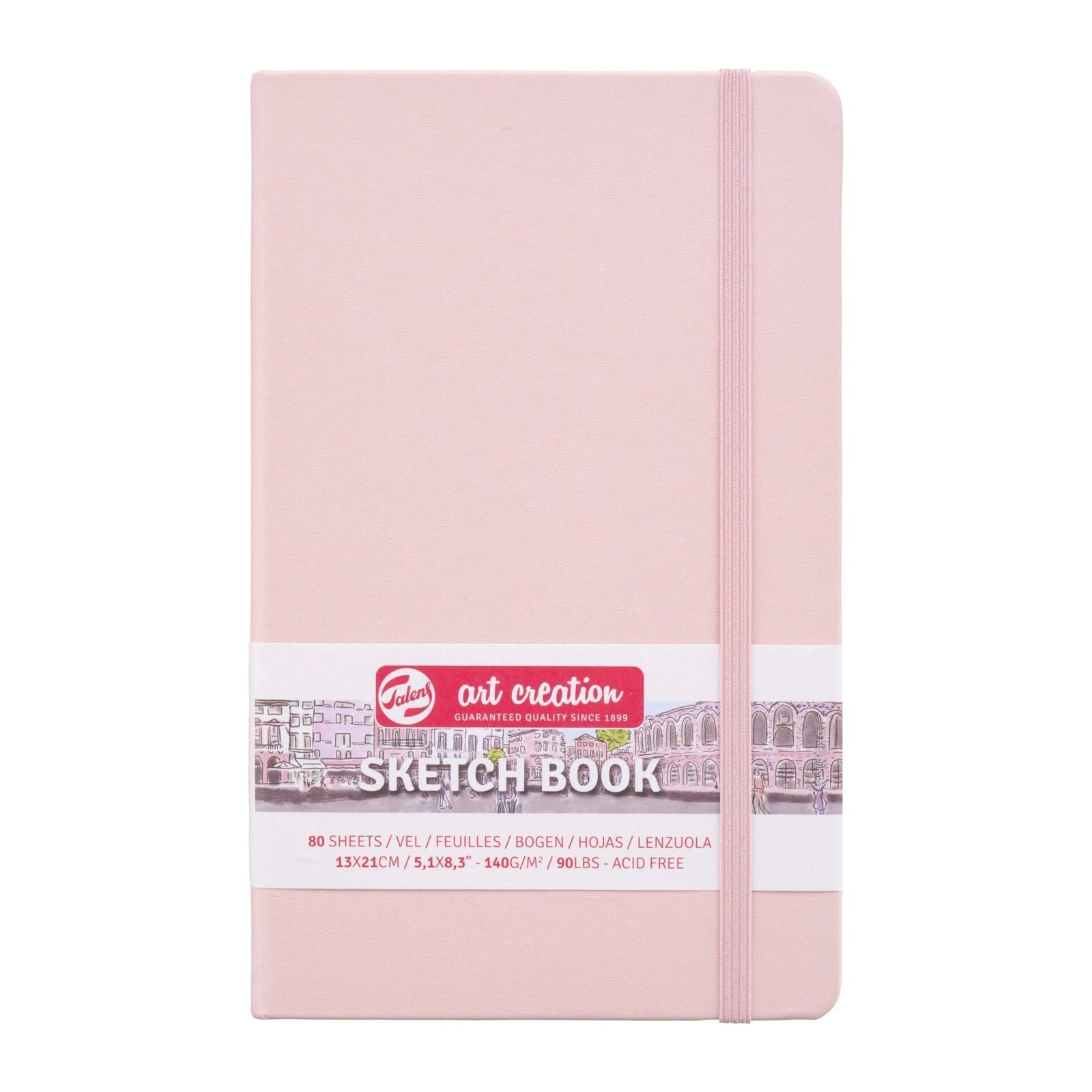 Talens Art Creation Skizzenbuch Pastellrosa 13 x 21 cm 140 g 80 Bogen - Kidis Art
