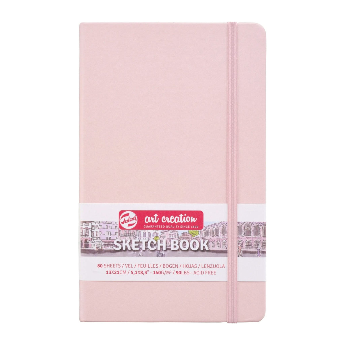 Talens Art Creation Skizzenbuch Pastellrosa 13 x 21 cm 140 g 80 Bogen - Kidis Art