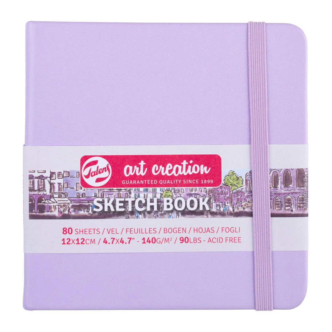Talens Art Creation Skizzenbuch Pastellviolett 12 x 12 cm 140 g 80 Bogen - Kidis Art
