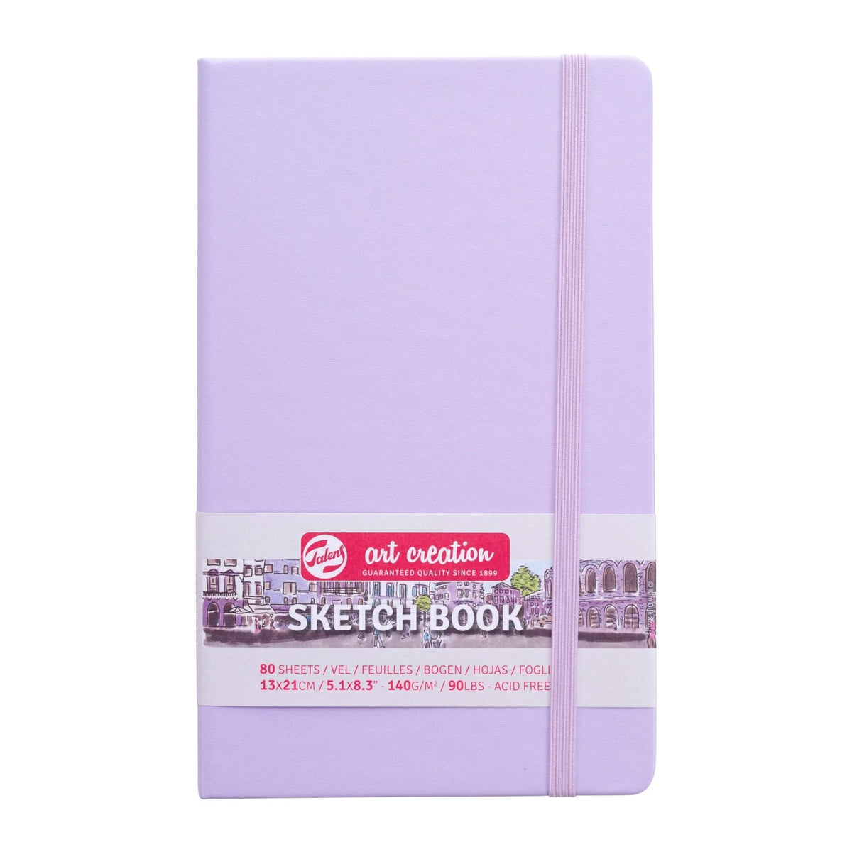 Talens Art Creation Skizzenbuch Pastellviolett 13 x 21 cm 140 g 80 Bogen - Kidis Art