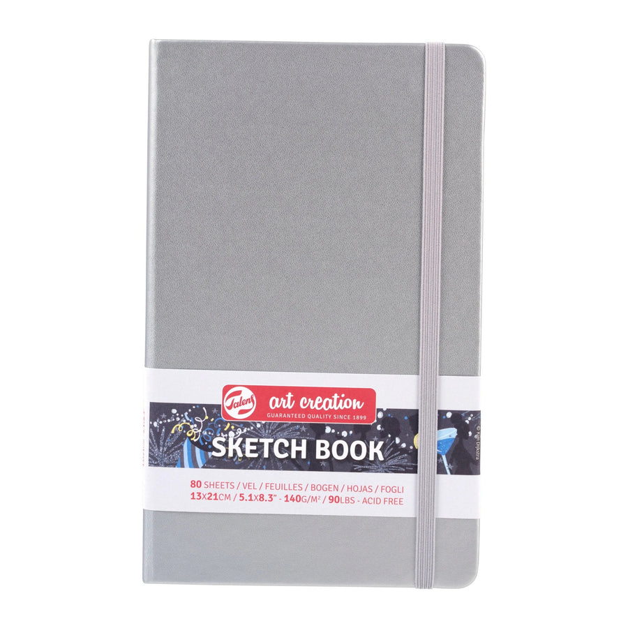 Talens Art Creation Skizzenbuch Silber glänzend 13 x 21 cm 140 g 80 Bogen - Kidis Art