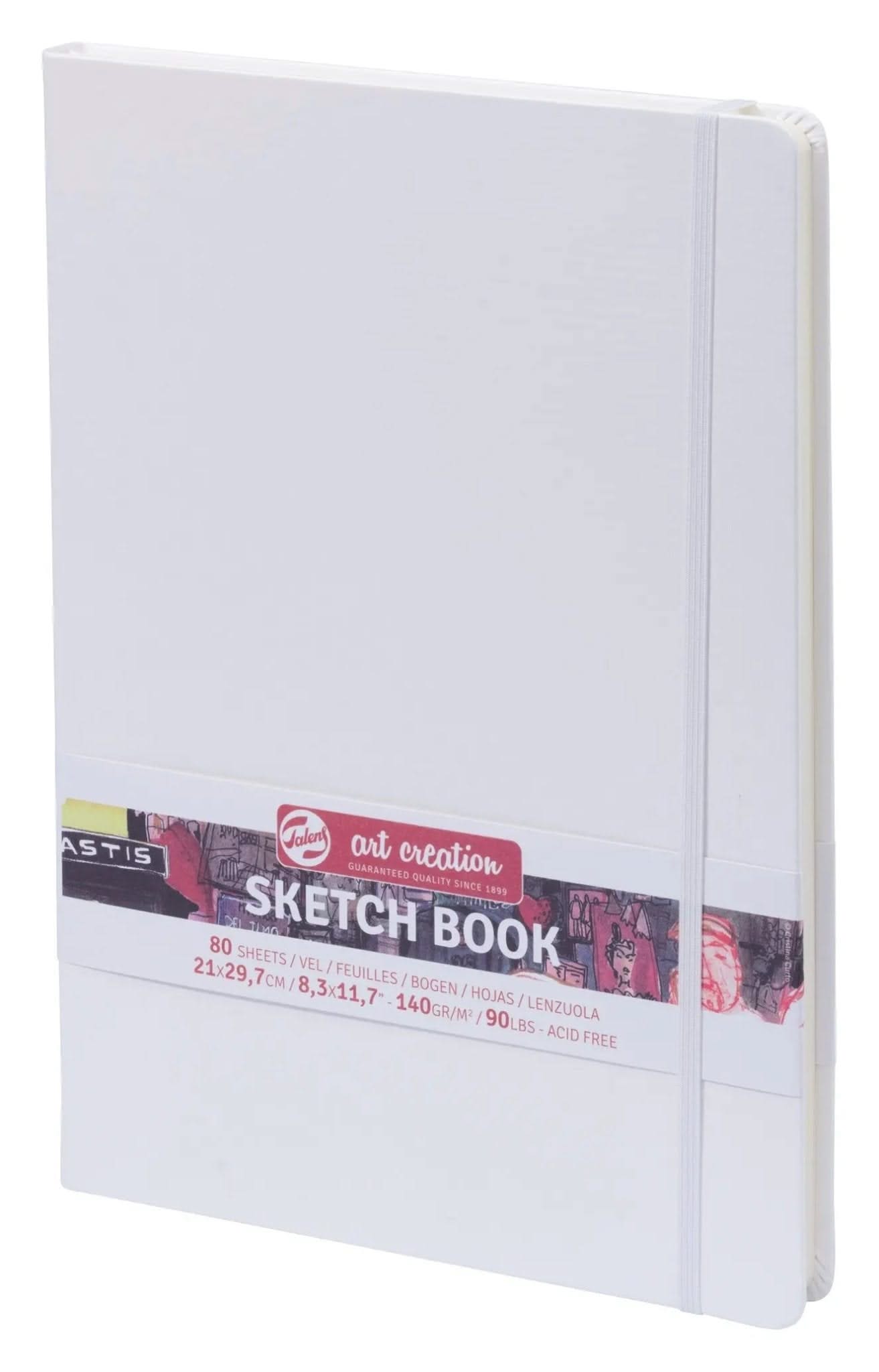 Talens Art Creation Skizzenbuch Weiß 21 x 29.7 cm 140 g 80 Bogen - Kidis Art