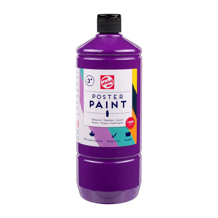 Talens Poster Paint Schulfarbe, 1 Liter, Lila - Kidis Art