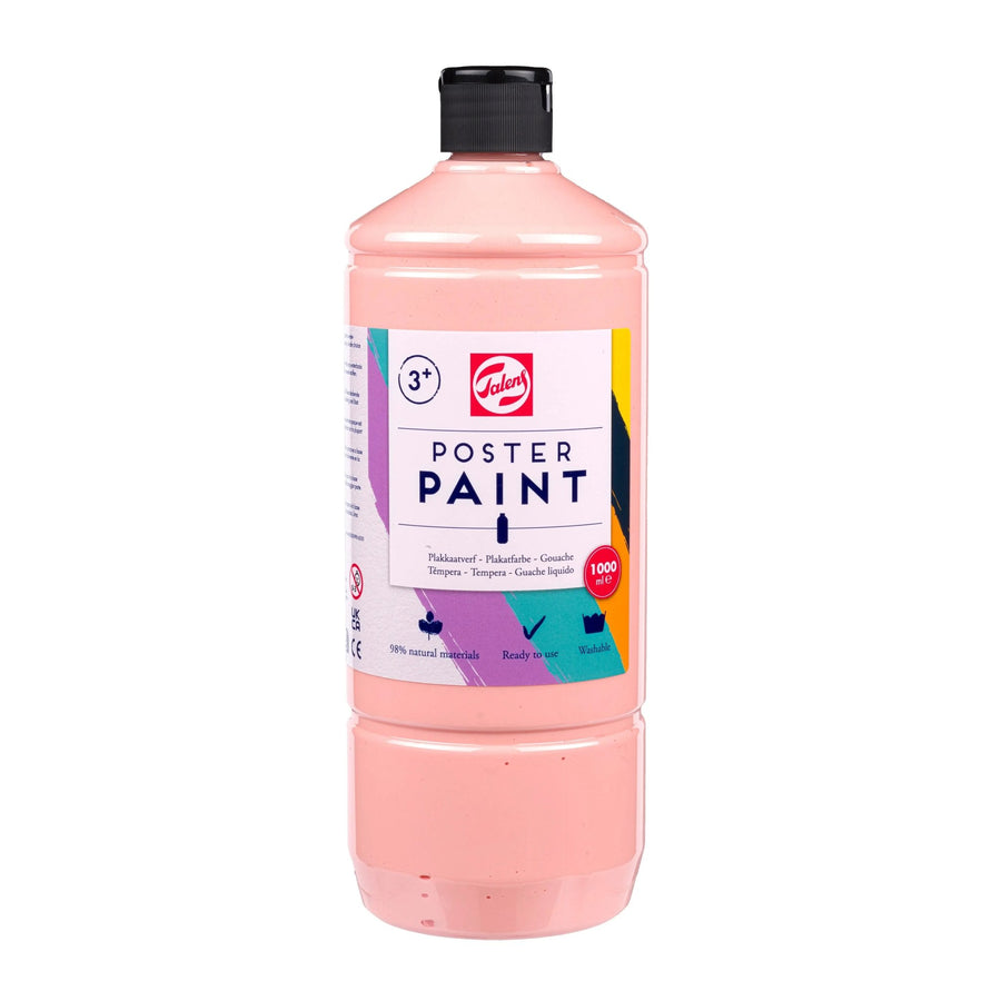 Talens Poster Paint Schulfarbe, 1 Liter, Rosa Beige - Kidis Art