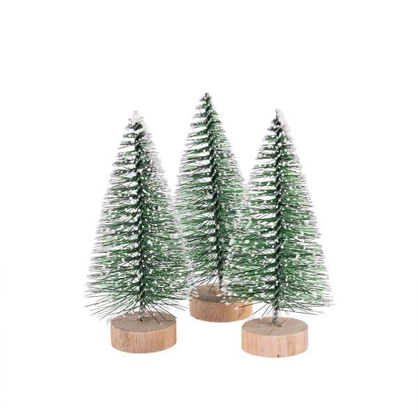 Tannenbaum mit Schnee, 4,5x10cm, 3St - Kidis Art