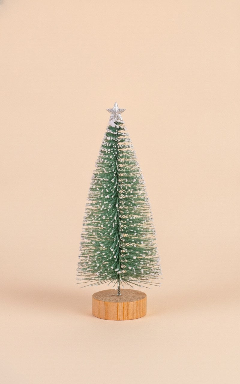 Tannenbaum mit Schnee 6x6x14cm - Kidis Art