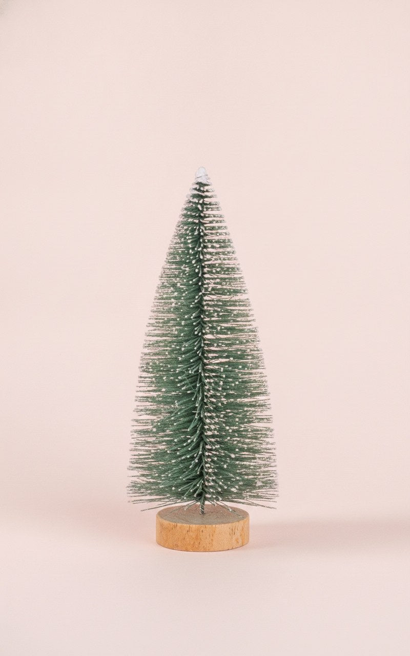 Tannenbaum mit Schnee 8x8x20cm - Kidis Art