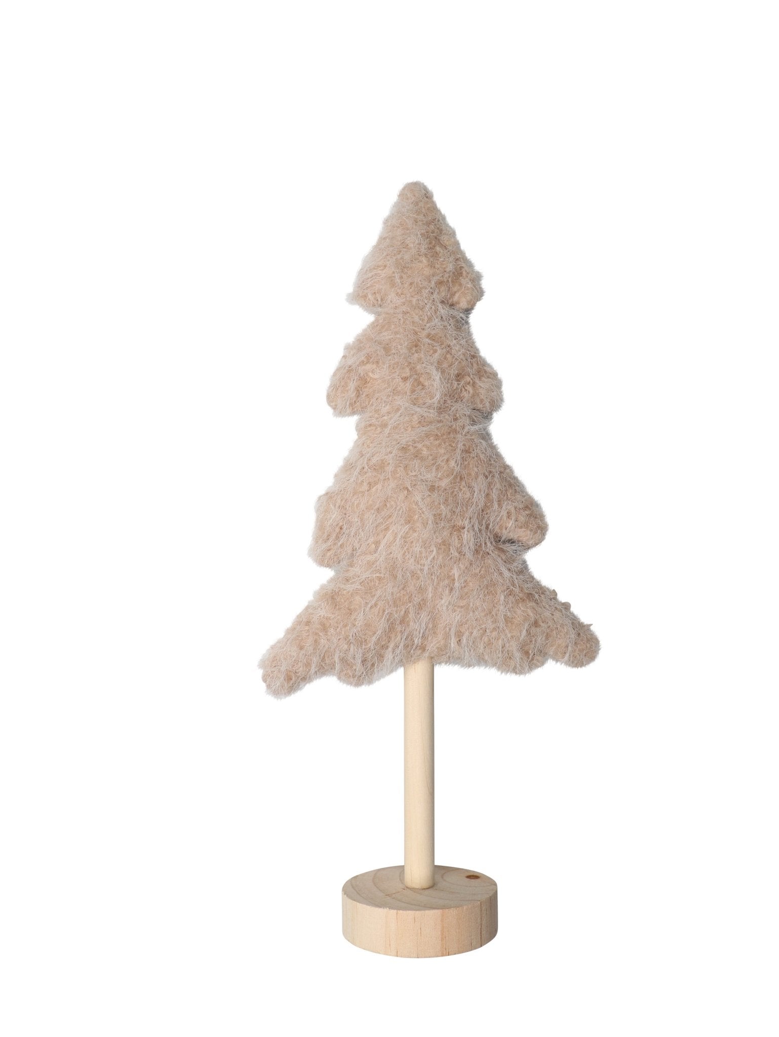 Tannenbaum Plüsch, natur 14x7x34cm - Kidis Art