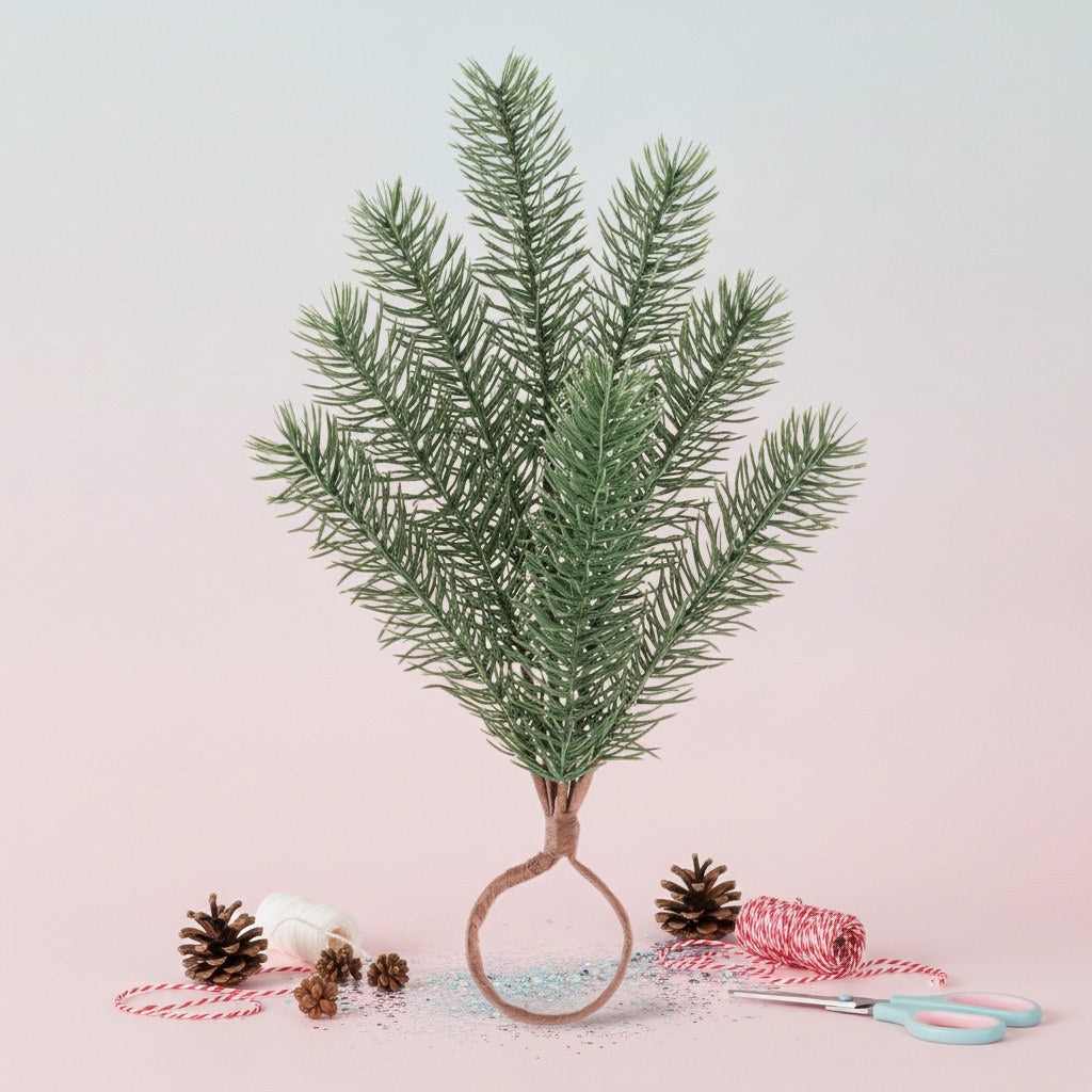 Tannenzweig grün 34x23cm - Kidis Art