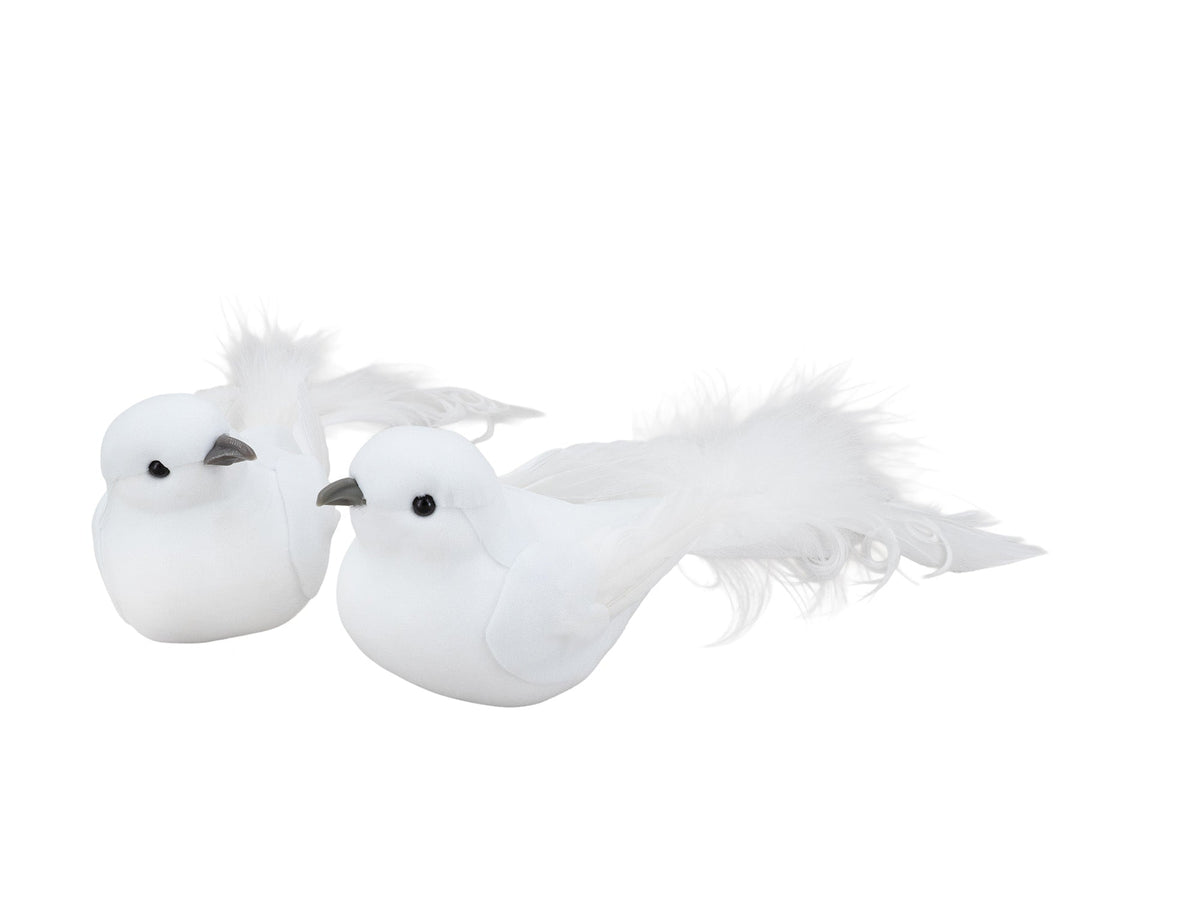 Taubenpaar, weiss, 13cm - Kidis Art