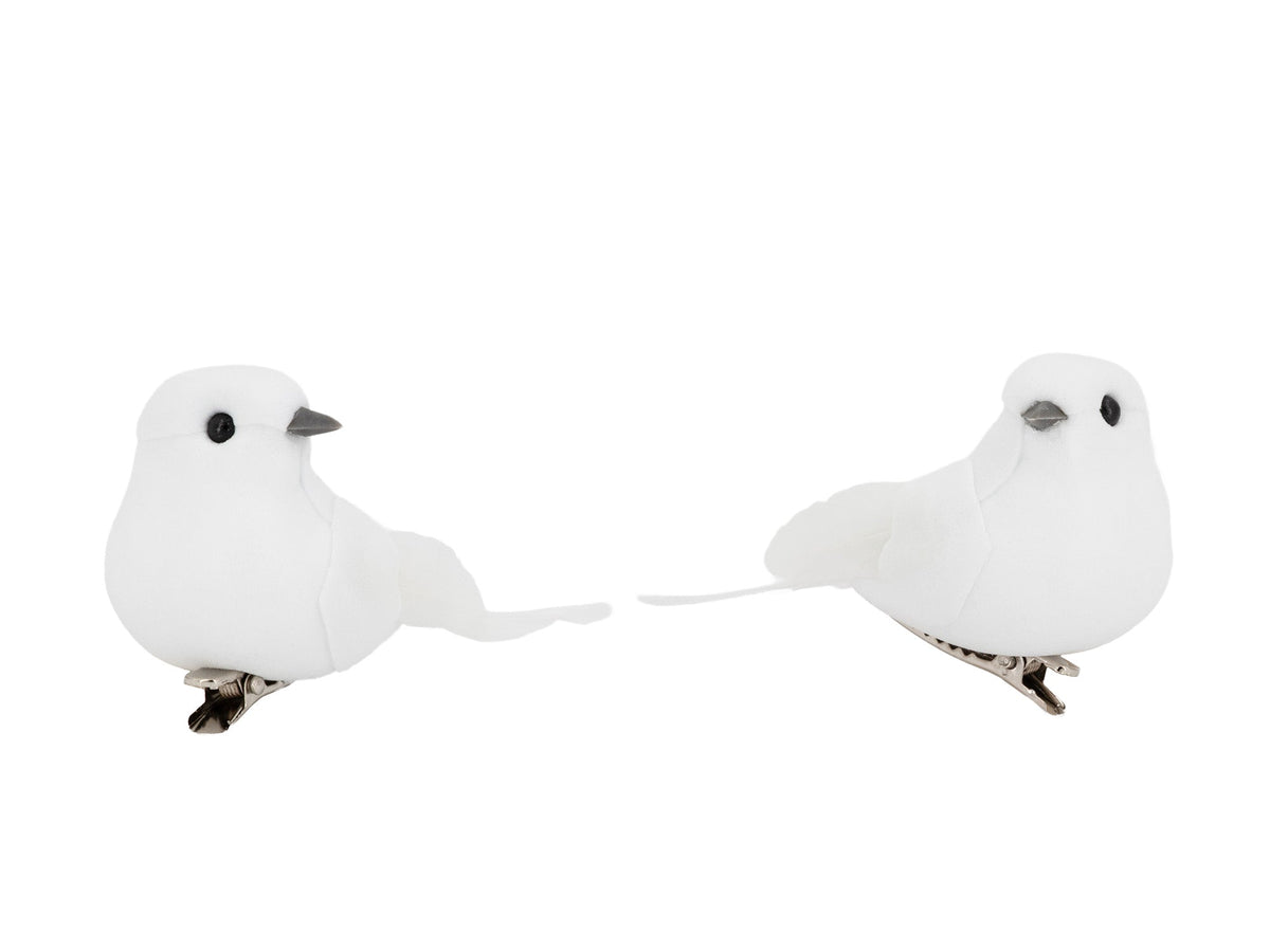 Taubenpaar, weiss, 8cm - Kidis Art