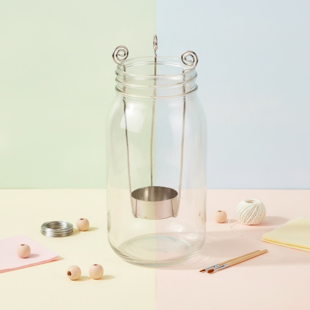 Teelichthalter Metall silberf. für Glas 15cm 2St - Kidis Art