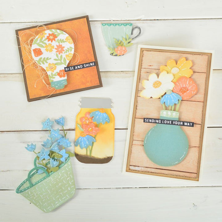 Thinlits Die Set 14PK auf der Wiese by Alexis Trimble - Kidis Art