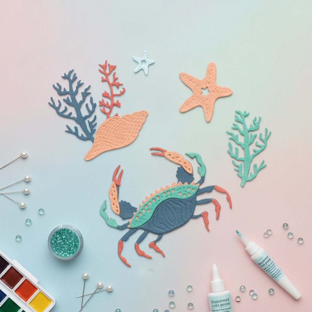 Thinlits Stanzset 11 Stück - Ocean Medley - Kidis Art