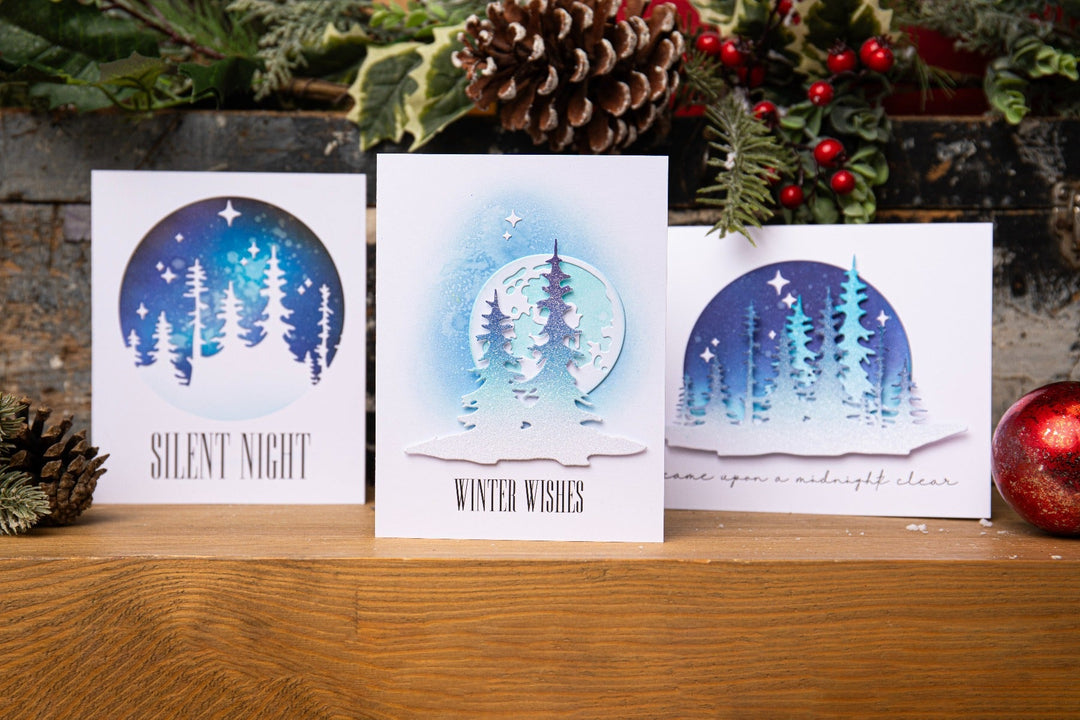 Thinlits Stanzset 3 Stück - Waldschatten von Tim Holtz - Kidis Art