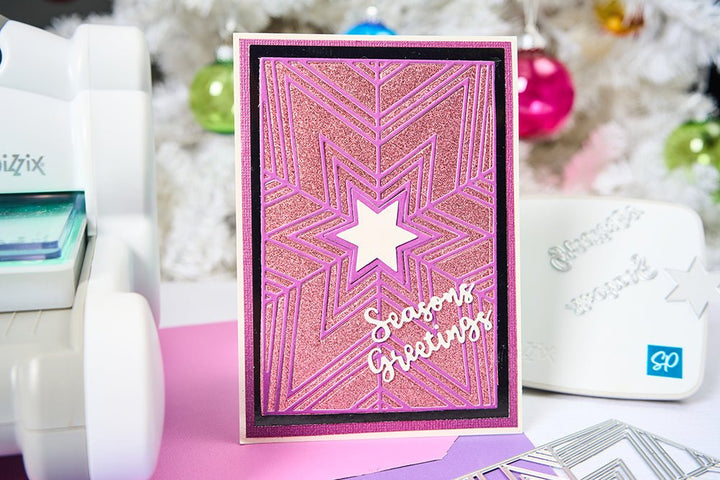 Thinlits Stanzset 5Stk. - Cosmopolitan Weihnachten, Star Bright von Stacey Park - Kidis Art