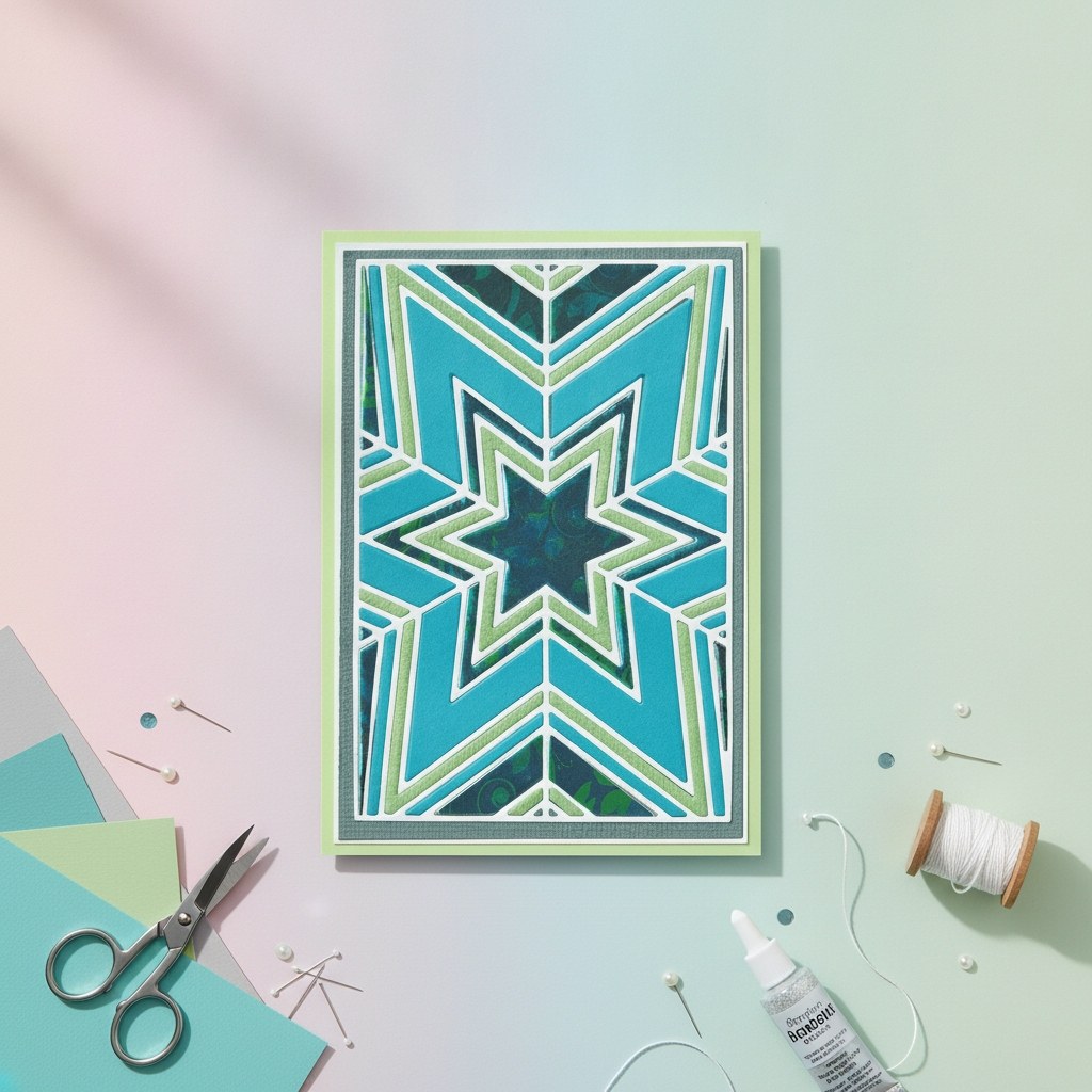 Thinlits Stanzset 5Stk. - Cosmopolitan Weihnachten, Star Bright von Stacey Park - Kidis Art