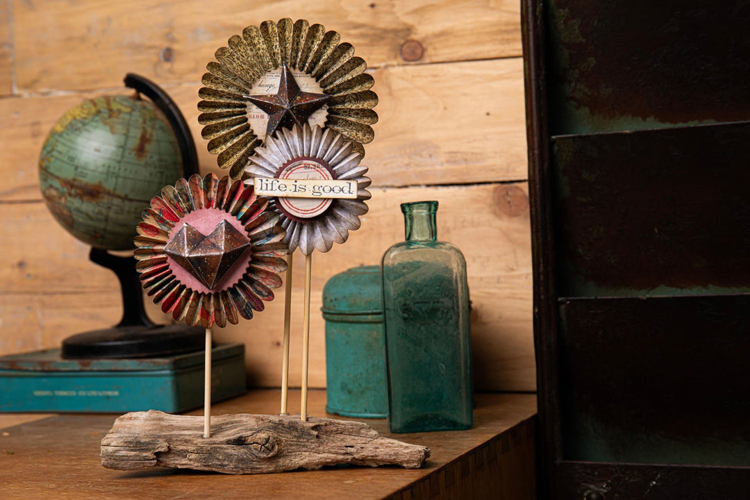 Thinlits Stanzset 7 Stück - Vault Rosettes by Tim Holz - Kidis Art