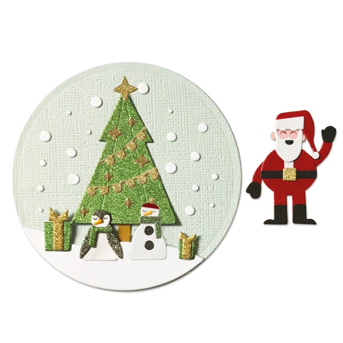 Thinlits Stanzset 8 Stück - Schnee Dome by Jenna Rushforth - Kidis Art