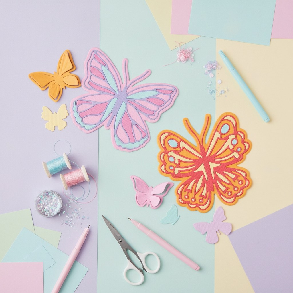Thinlits Stanzset 9Stück - Spring Wings by Catherine Pooler - Kidis Art