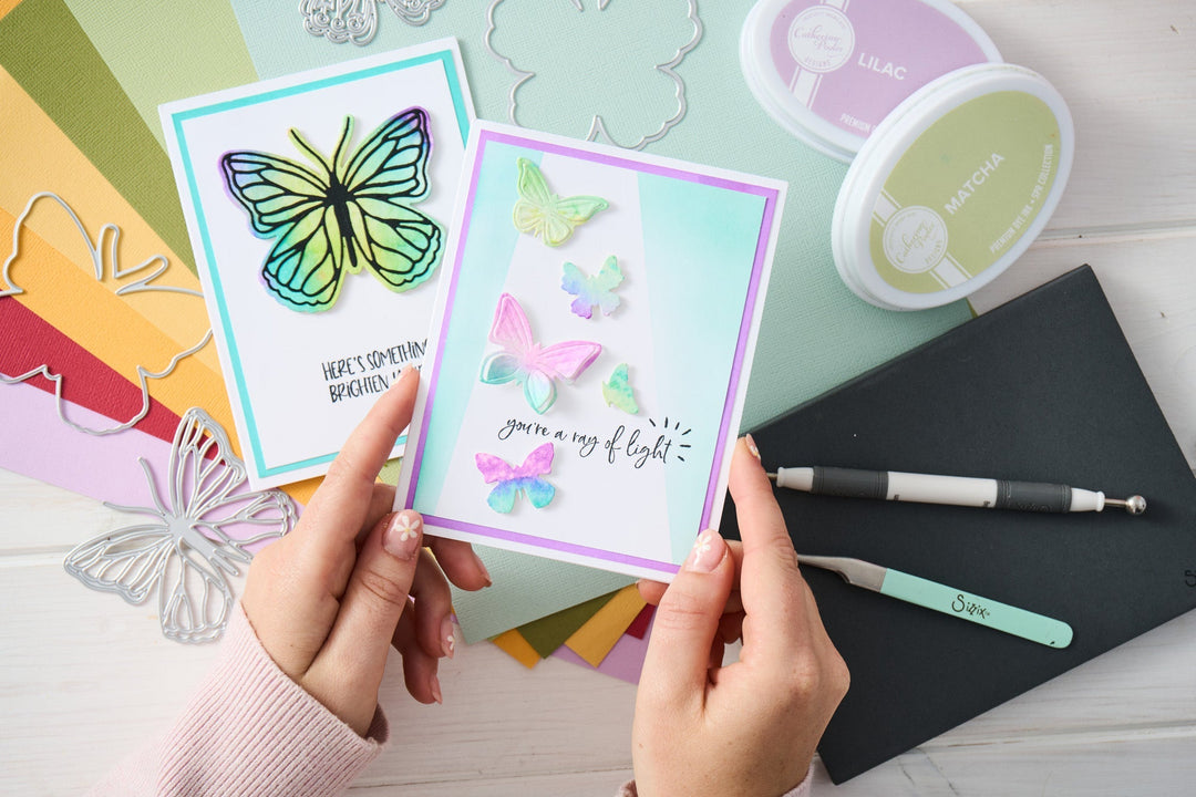 Thinlits Stanzset 9Stück - Spring Wings by Catherine Pooler - Kidis Art