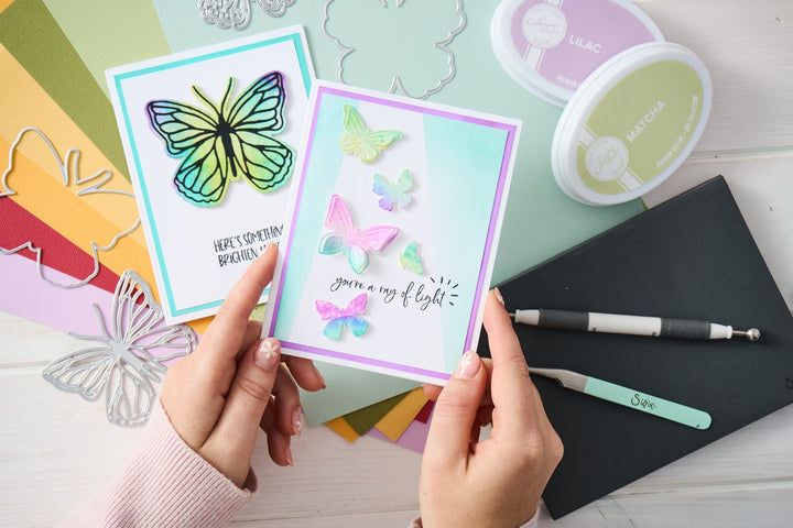 Thinlits Stanzset 9Stück - Spring Wings by Catherine Pooler - Kidis Art