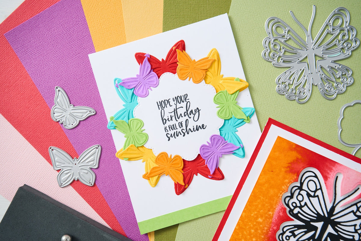 Thinlits Stanzset 9Stück - Spring Wings by Catherine Pooler - Kidis Art